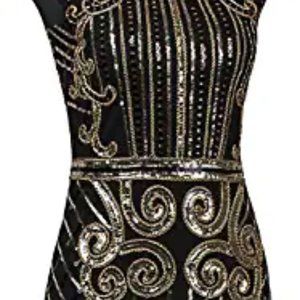 20s Gatsby Style Flapper Dress